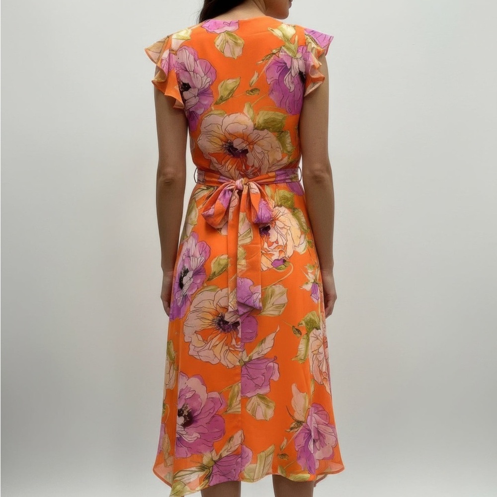 Shelby & Palmer Floral Ruffled Dress - Picture 3 of 3
